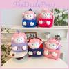 Adorable Plush Teddy Bear Kids Backpack Nylon Preschool Bag For Boys And Girls