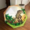 1pc Dinosaur Decorations Fashionable Automatic Opening/Closing Folding Umbrella with 8 Iron Bones, Plastic Handle Yy251015036