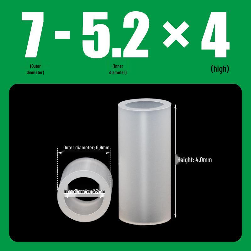 Nylon Insulating Spacer M4M5 Round Riser for LED Lamps and PCB Support