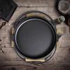 ZISIZ Cast Iron Teppanyaki Griddle Plate