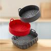 Reusable Silicone Air Fryer Liners Non Stick Heat Resistant For Baking Roasting Frying