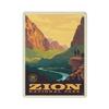 Zion National Park Utah Th Anniversary Retro Nostalgic Metal Tin Sign for Pub Shed Bar Office Man Cave Home Bedroom Dining Ro