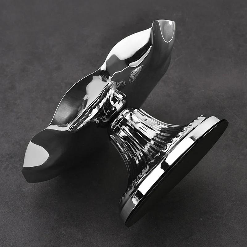 304 Stainless Steel Tall Luxury Home Candy Snack Dish Metal Party Club Cake Fruit Storage Decoration Tray Cake Cookies Plate