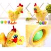 Laying Eggs Chicken Plush Toy, Kids Electric Musical Dancing Chicken Hens Laying Eggs Plush Toy Easter Party Funny Doll Toy Baby Kids Gifts