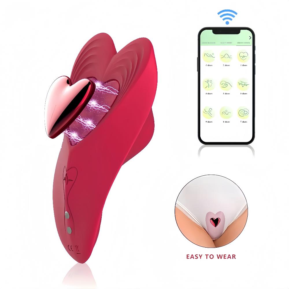 Female Wearable Panty Vibrator Powerful Magnetic Clip App Butterfly Clitoral G-Store Stimulator Female Masturbator Adult Product