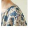 Doll Shirt Women's Loose Cotton Linen Shirt Printed Sweet and Artistic Early Autumn Ramie Lightweight Shirt