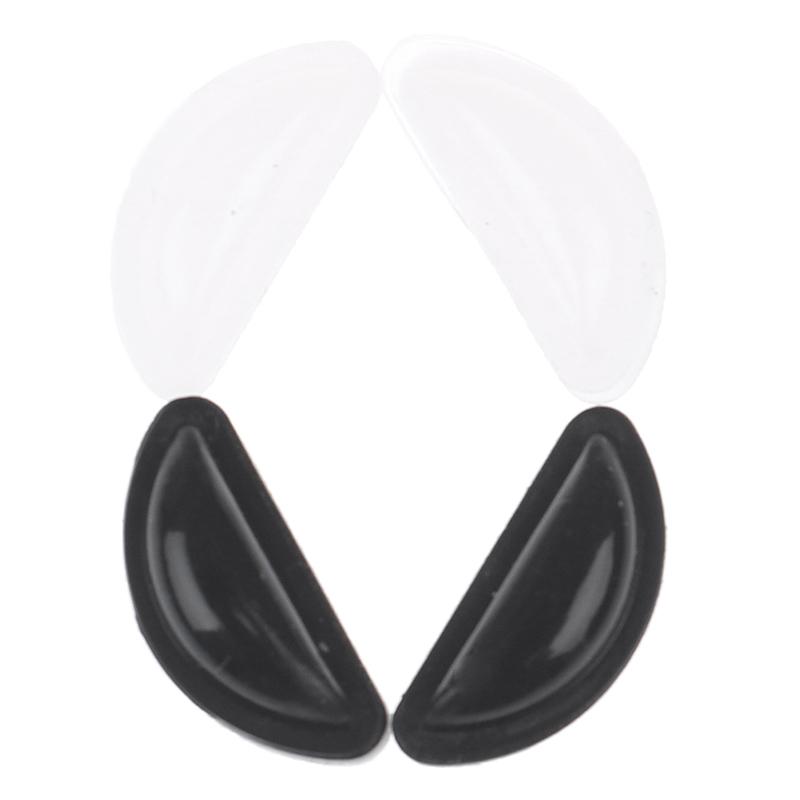 4Pairs Glasses Nose Pads Adhesive Silicone Nose Pads Non-Slip Thin Nosepads