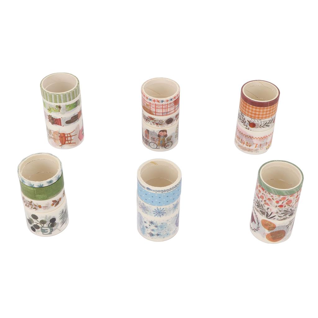 Decorative Adhesive Tape Waterproof Prevents Stick DIY Adhesive Tape Set for DIY Crafts Gift Wrap