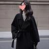 Women's Popular Off-White Mid-Length Wool Coat - Autumn/Winter Korean Style 2023.