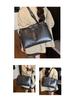Women's Large-Capacity Retro Tote Bag - Versatile, Casual, Single Shoulder, Underarm Design for Autumn & Winter 2025 Work Commute.