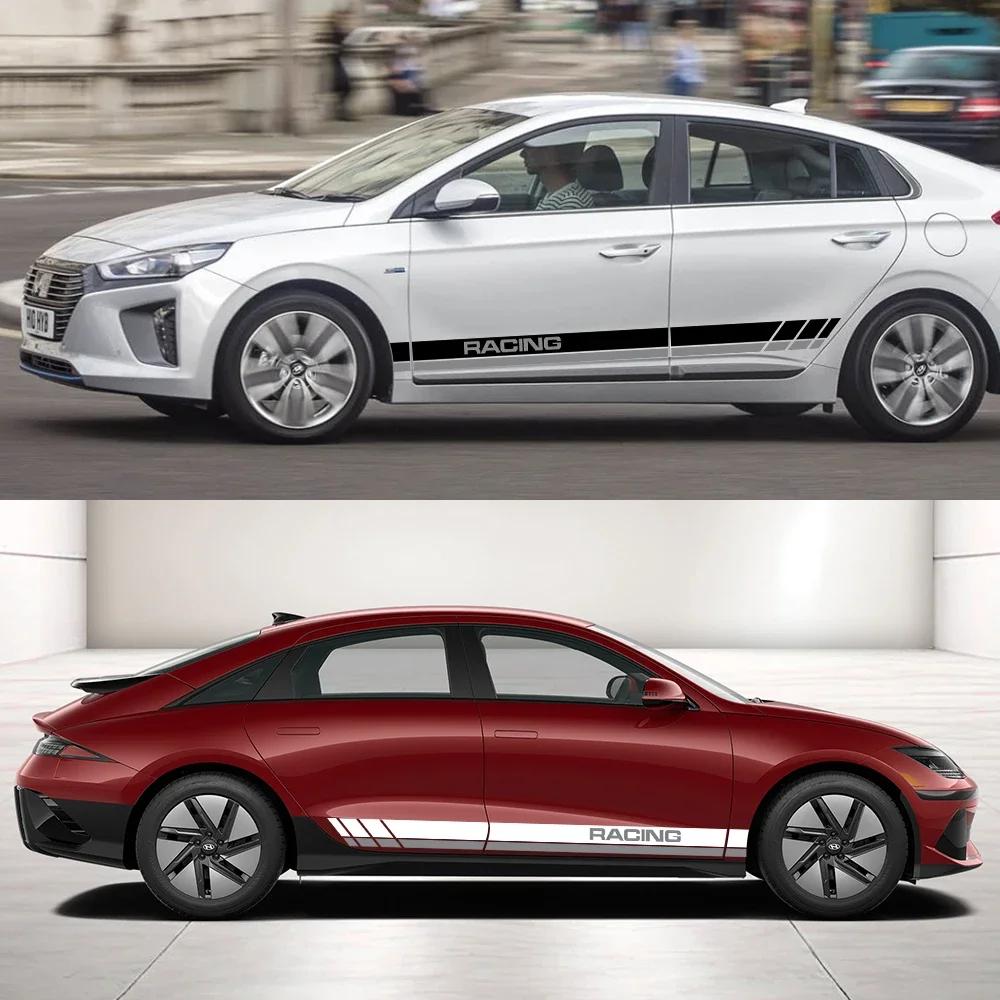 Car Sticker Car Door Side Skirt Sticker Decor Custome Auto Accessories For Hyundai Ioniq 5 6 7 N Line 2026 2026 2026 2026