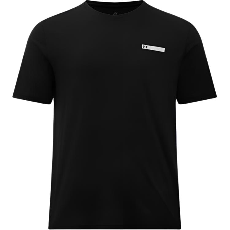 

Under Armour SS25 Strip Series Versatile Comfortable Short Sleeve T-Shirt Men Tops Black 1390203-001 3XL