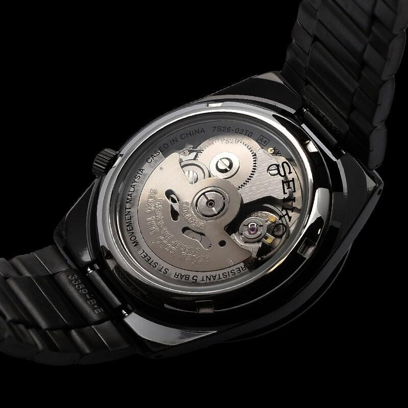 SEIKO SEIKO5 SNKE03K1 Herrenuhr Automatik Schwarze Box aus Japan