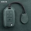 Leather Car Key Case Cover Shell For Volkswagen Vw Polo Golf Passat Tiguan Beetle Caddy T5 Up Eos Skoda Octavia Seat Leon Altea