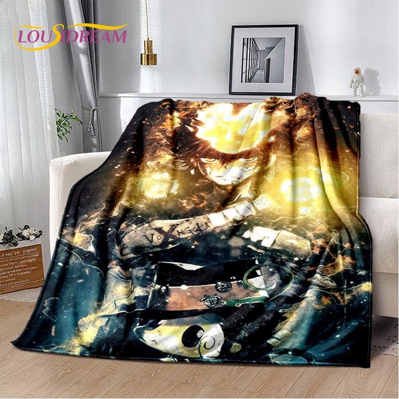 Coperta morbida in peluche, coperta in flanella, coperta da divano per soggiorno, camera da letto, letto, divano, copertura per picnic, per bambini, di Hitman Reborn