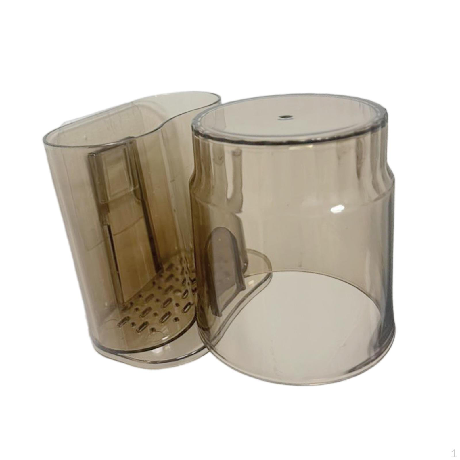 

Набор-органайзер для зубных щеток для ванной комнаты с капельницей — решение для экономии места коричневый