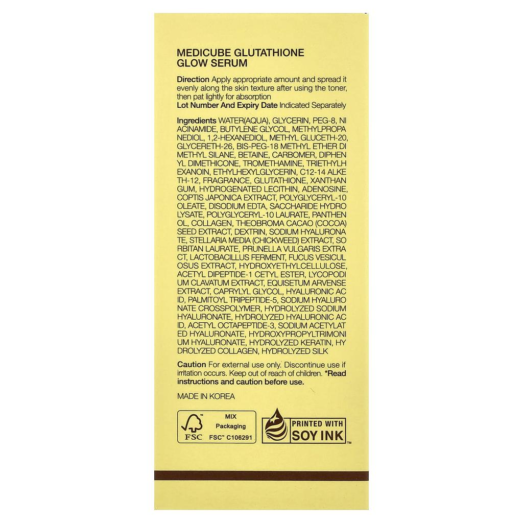 Medicube Glutathione Glow Serum, 30g (1.05oz)