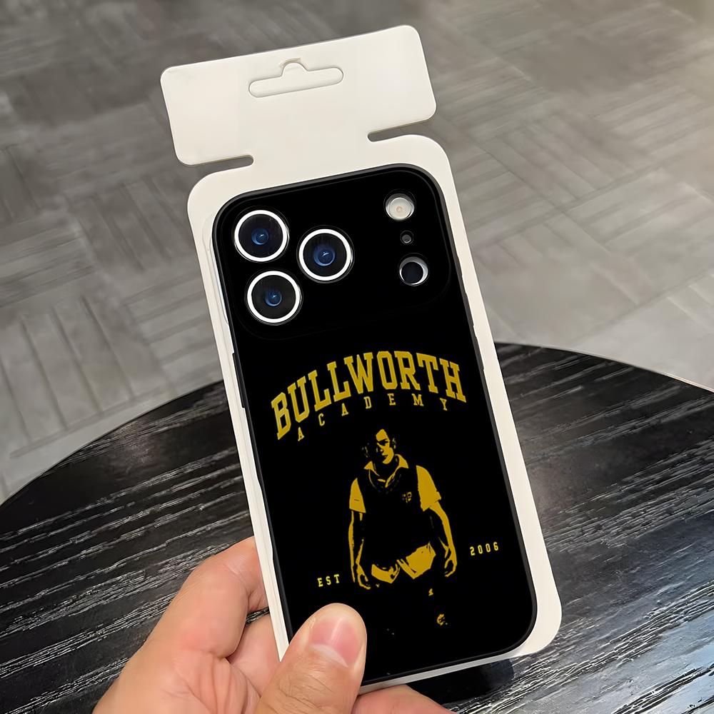

B-BullyS GAME Phone Case For IPhone 17 Air 16 E Pro Max 15 14 13 Mini 12 Pro 11 Max Plus Black Soft Shell iPhone 11ProMax