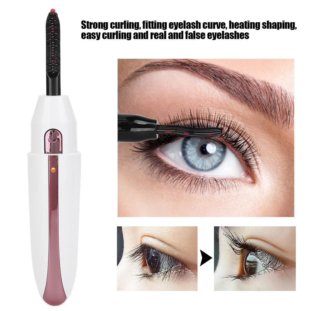 USB Rechargeable Electric Eyelash Quick Natural ing Heating Eyelash