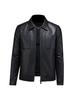 Men's 2025 Winter Motorcycle Leather Down Jacket