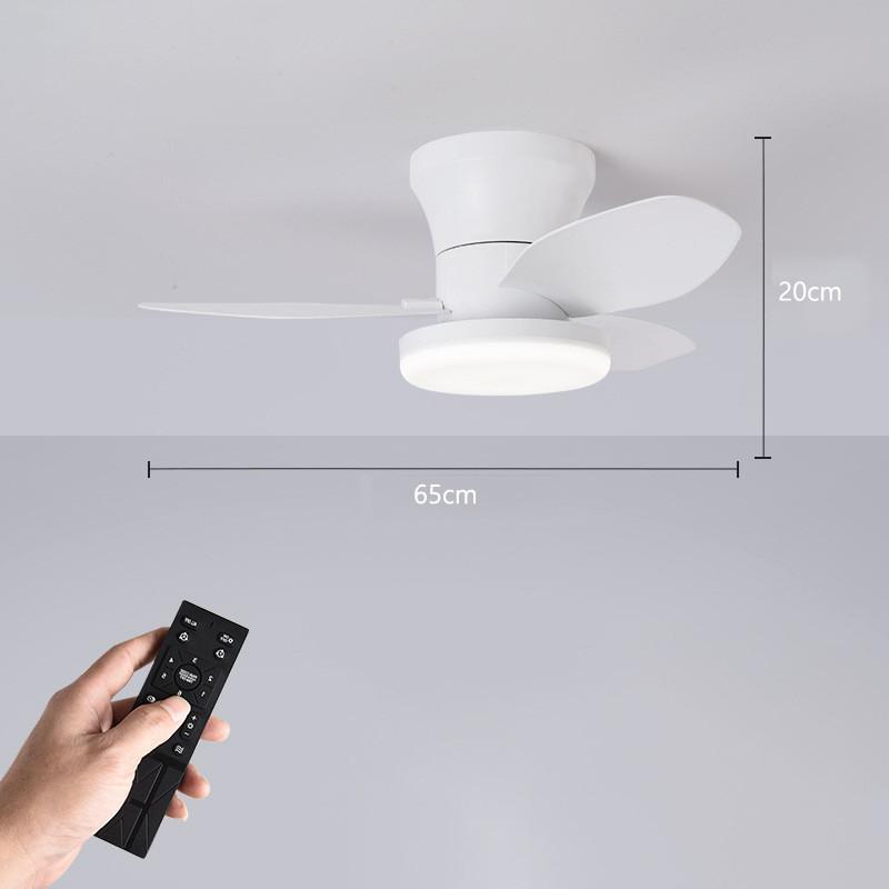3 Light Colors 6 Speed Adjustable Ceiling Fan Light Living Room Kitchen Balcony Fan Lamp Modern LED Lighting Fan