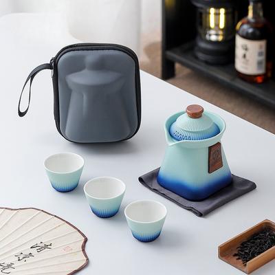 Reise-Teegeschirr aus dem Palastmuseum Tragbares Chinesisches Kungfu-Tee-Set Für den Außenbereich Camping
