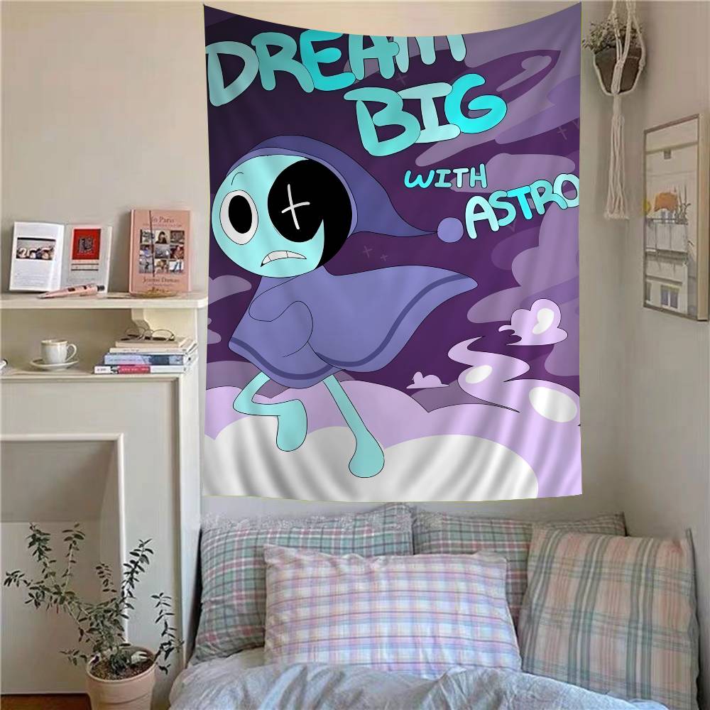 Игровой D-Dandys World DIY Настенный Гобелен для Гостиной Дома Комнаты в Общежитии Декор Настенное Искусство Декор 70x115 cm