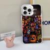 F-FNAF Five-nights-At-Freddys Phone Case For iPhone 17 16 15 14 13 12 11 Pro Max Plus Pro Colorful Shell