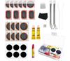 Bicycle Tire Repair Kit with Cold Patch, Glue, and Lever Tools