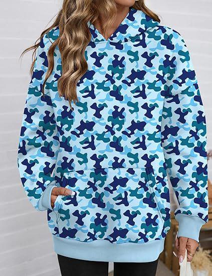Hot-selling personalized printed hoodies, street-style trendy loose women's pullovers