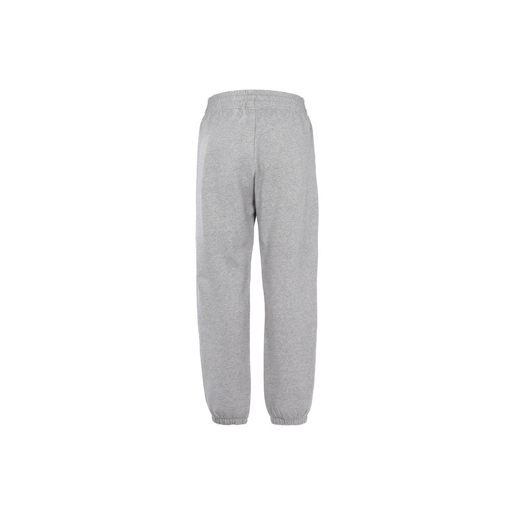 Nike Damskie ciepłe dzianinowe joggery z wyhaftowanym logo, podszyte polarem, szare BV4090-063