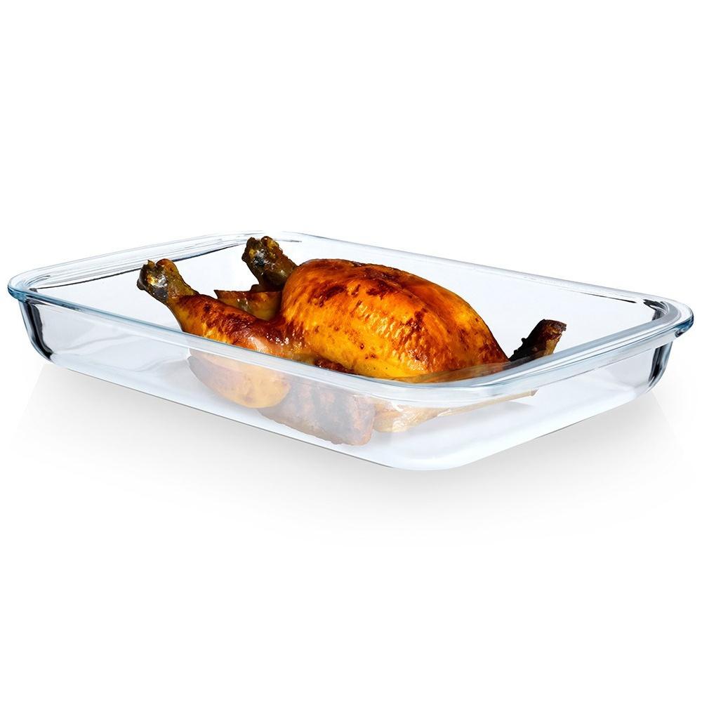 Glass ovenproof dish 34.5x20.5x5 cm, 2.2 l