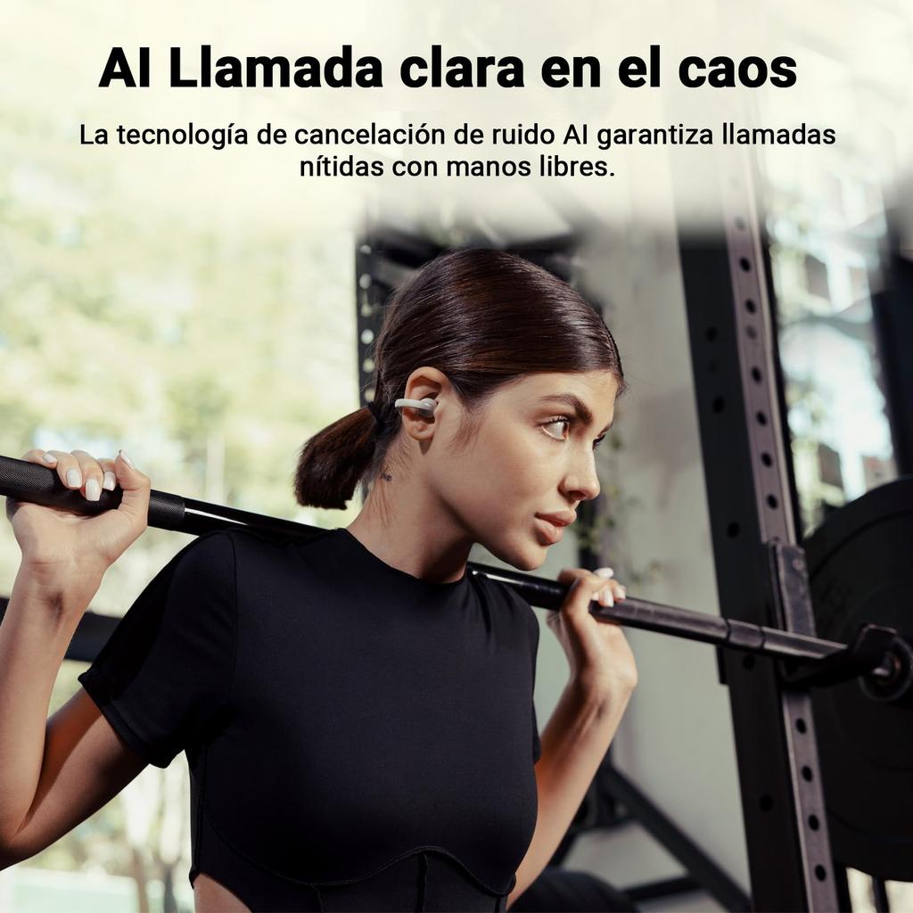 Edifier Comfo C Wireless Bluetooth 28 Hours of IP56 Clear App Perfect for and for Women and Comfortable Fit with Ear Starlight Open-Ear Headphones,