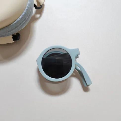 Foldable Kids Sunglasses Girls Boys Cute Round Sun Glasses Children UV Protection Baby Shades Eyewears
