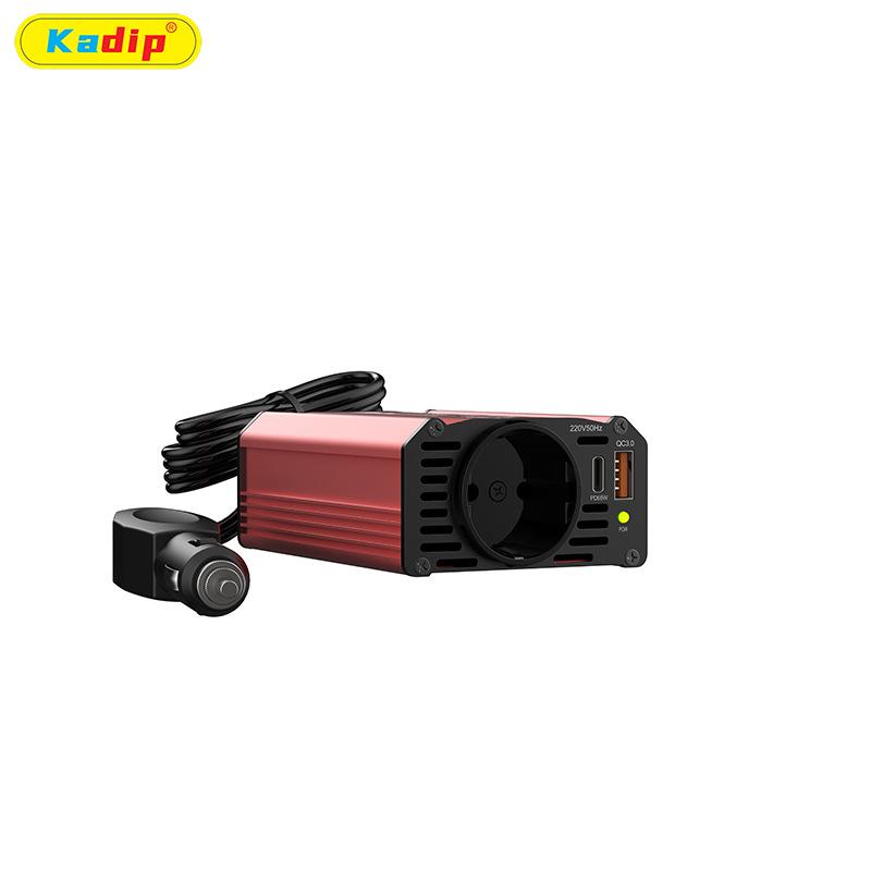 PD65W Fast Charging 300W Car Inverter 12V To 220V, European Standard Power Converter with USB QC3.0