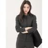 Zweiteiliges Set für Damen: Sweatshirtjacke mit Stehkragen & Lässige Lange Hose für den Herbst
