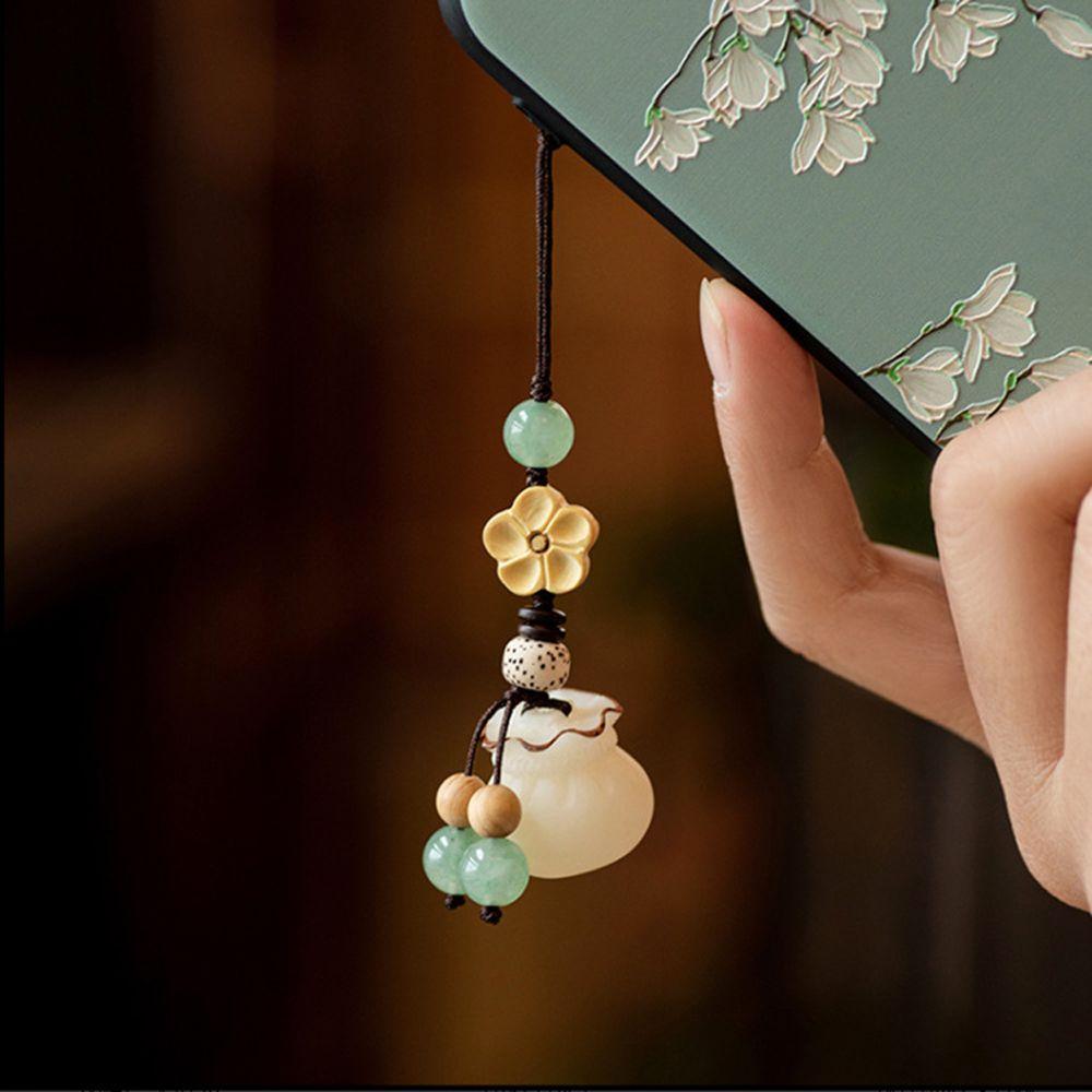 Charm Good Luck Fortune Bodhi Blessing Decoration Phone Strap Mobile Rope Bag Pendant Lanyards