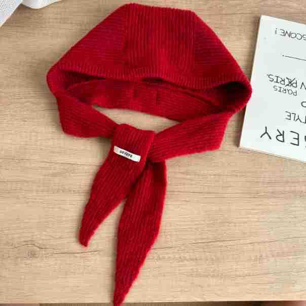 Luochi Korean Style Women s Knit Balaclava Hat - Versatile  Warm for Autumn/Winter