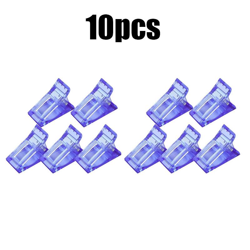 5/10/15pcs Nail Clips Acrylic Extension Forms Nail Quick Fingernail Extension Assistant Tools Nail Clips Nail Art Fixing Clip