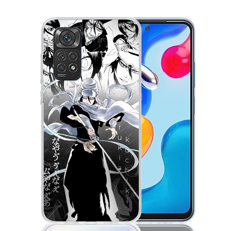 Bleach Kuchiki Rukia Phone Case For Xiaomi Redmi Note 15 14 13 12S 12 Pro Plus 11S 11E 11 11T 10S 10 Art Soft Pattern Cover Redm