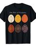 Men's Ukrainian Pysanky Easter Eggs T Shirt Heavyweight with Vibrant Ukrainian Folk Art Egg Motifs T