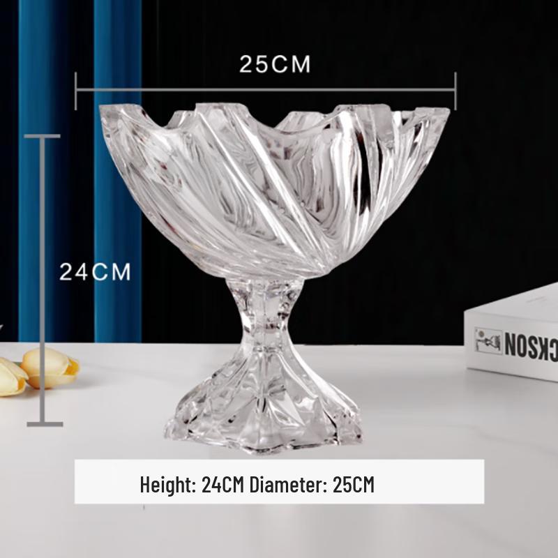 Европейская хрустальная тарелка для фруктов и конфет Flavinmci