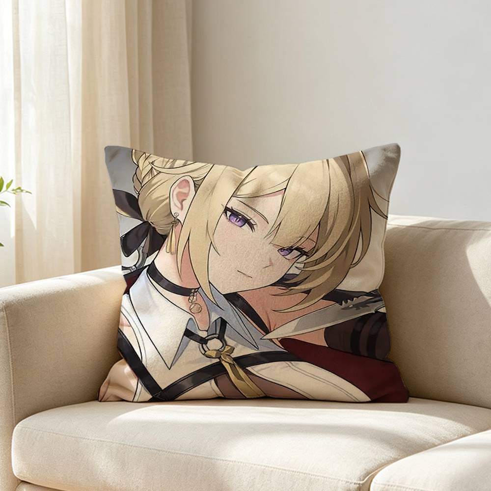 Zenless Zzz Eevelyn Custom Double Sided Print Square Pillow Cushion Cover