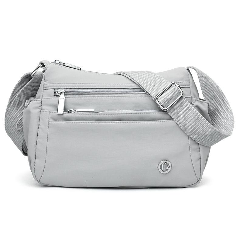 Freizeitliche Tasche für Mütter mittleren Alters, schlicht und leicht, Reißverschlusstasche, Umhängetasche mit großem Fassungsvermögen