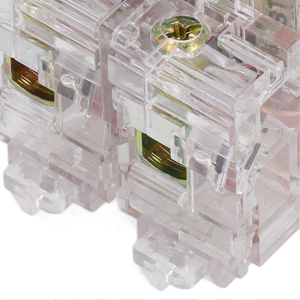 Transparent Circuit Breaker 2P High Sensitivity Easy Observation Circuit Breaker Air Switch for AC Systems 400V 80A