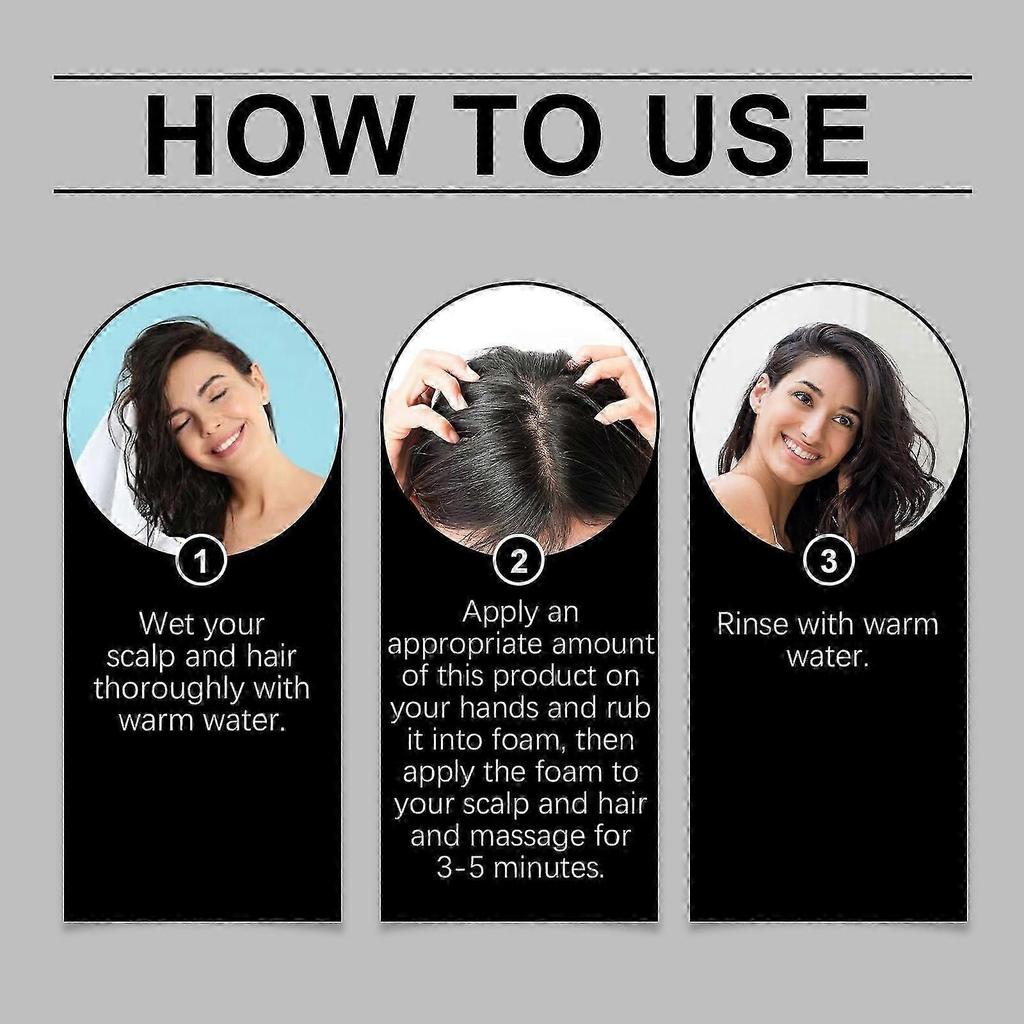 Nourishing Shampoo for Deep Moisturizing & Oil Control Gentle Cleansing, Voluminous & Fluffy Hair, Long-Lasting Fragrance, 100ml