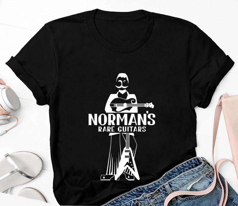 Normans Rare Guitars Active Shirt , American Rare Guitar Unisex Black shirt L
