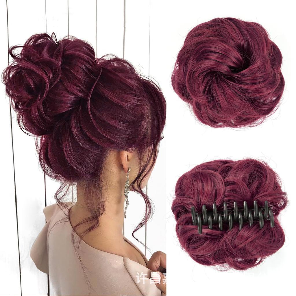 Tembel Saç Topuzu Yapıcı | Büyük Kabarık Toka Klipsi