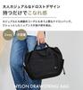 QUAY Tyche 99493 (Schwarz) 2-Wege-Nylon-Tasche für Damen, Leicht, A4-Größe, Großes Fassungsvermögen, Stilvolles Design