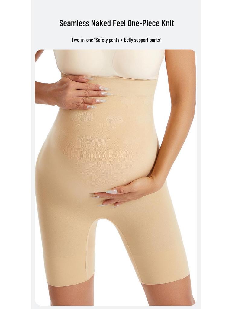Umstands-High-Waist-Bauchstütz- & Postpartale Form-Leggings